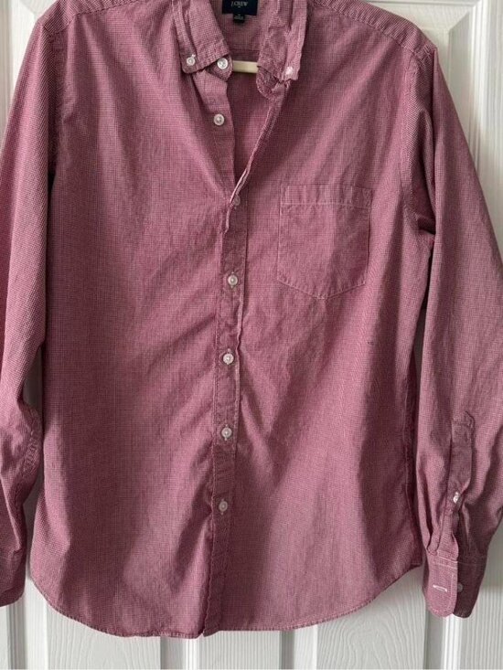 jcrew Other - J.Crew Mens 100% Cotton Red and White Button Up Size Medium